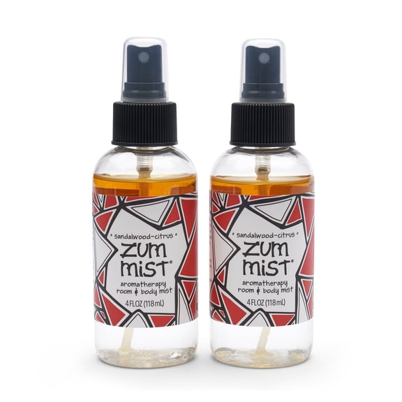 Zum Mist Room and Body Spray - Sandalwood-Citrus - 4 fl oz (2 Pack)