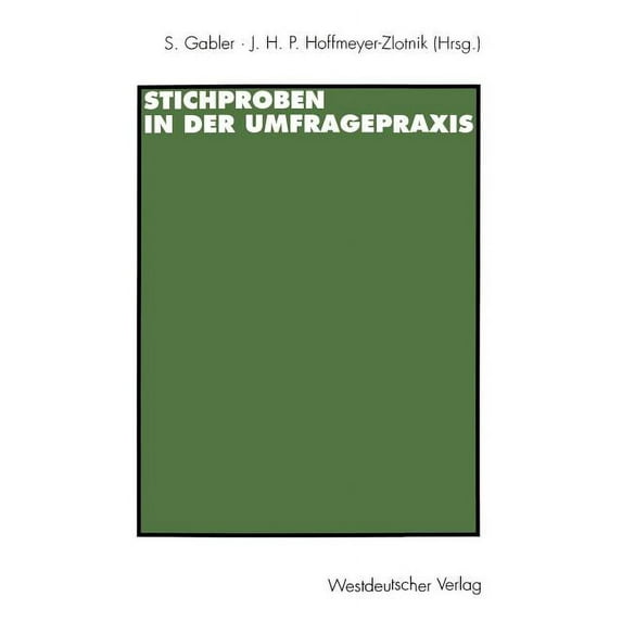 Zuma-Publikationen Stichproben in Der Umfragepraxis, (Paperback)