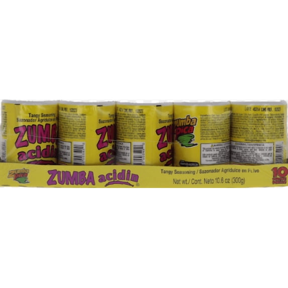Zumba Acidin, Spicy Chili Mix, Count 10 - Sugar Candy / Grab Varieties ...
