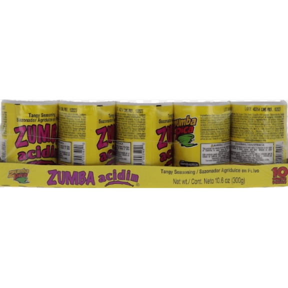 Zumba Acidin, Spicy Chili Mix, Count 10 - Sugar Candy / Grab Varieties & Flavors
