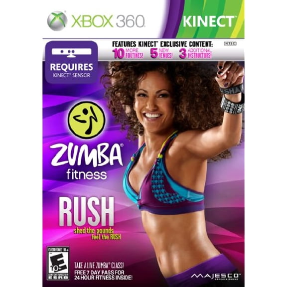 Restored Zumba Fitness Rush - Xbox 360