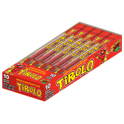 Zumba Pica Tirolo Tamarind Candy Straws, Chewy Mexican Candies, 10 Count