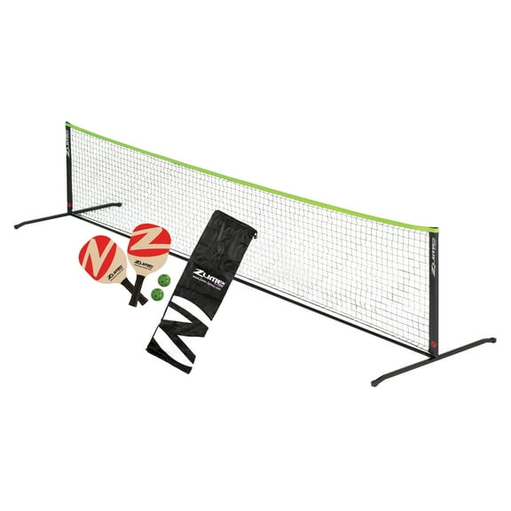 Zume Games Portable Pickleball Nets with Paddles Balls