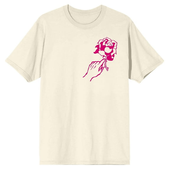 Zumiez Rose Love Through Pain Men's Natural Crew Neck Short Sleeve T-shirt-XL