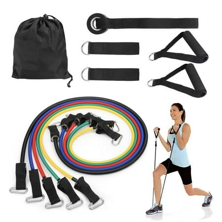 Zummy 11 Pieces Resistance Bands Set Exercise Bands