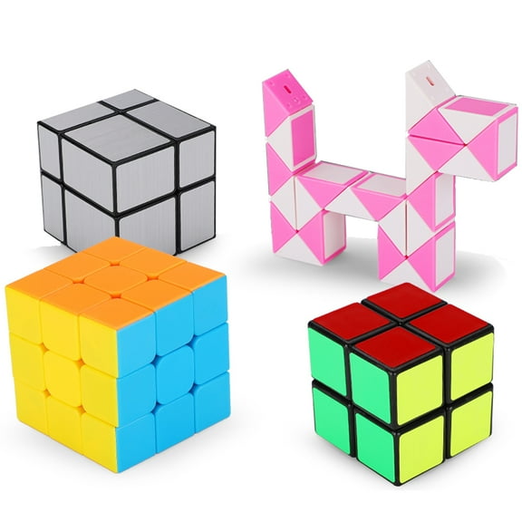 Zummy Brain Teaser Puzzles Bundle (4-Pack)
