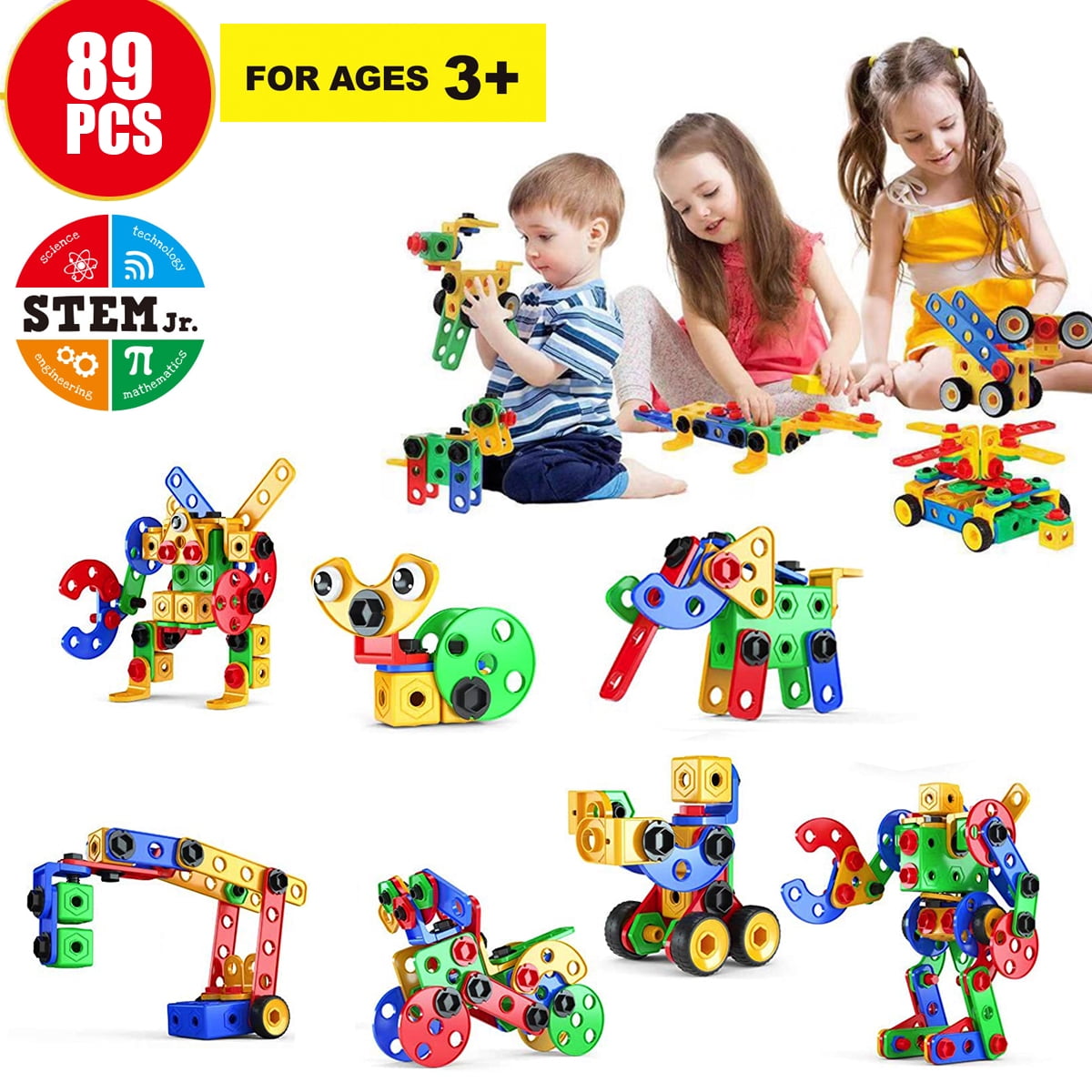 知育玩具 saint.mm1 Zummy Educational Construction Building Sets