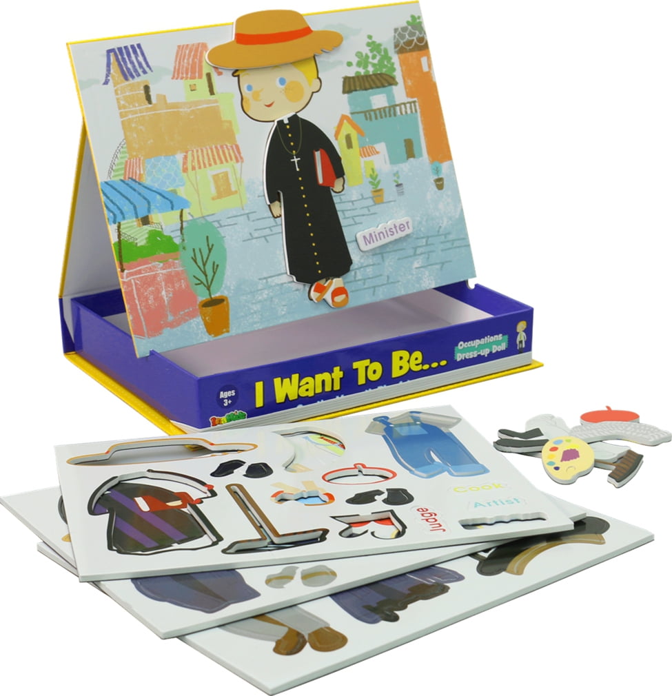 Zummy Educational Kids Creative Magnetic Play Set Patterns & Shapes Learning Toy - I Want to be