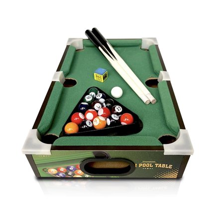 Zummy Mini Pool Table Game Toy, 2 Players Billboard Game