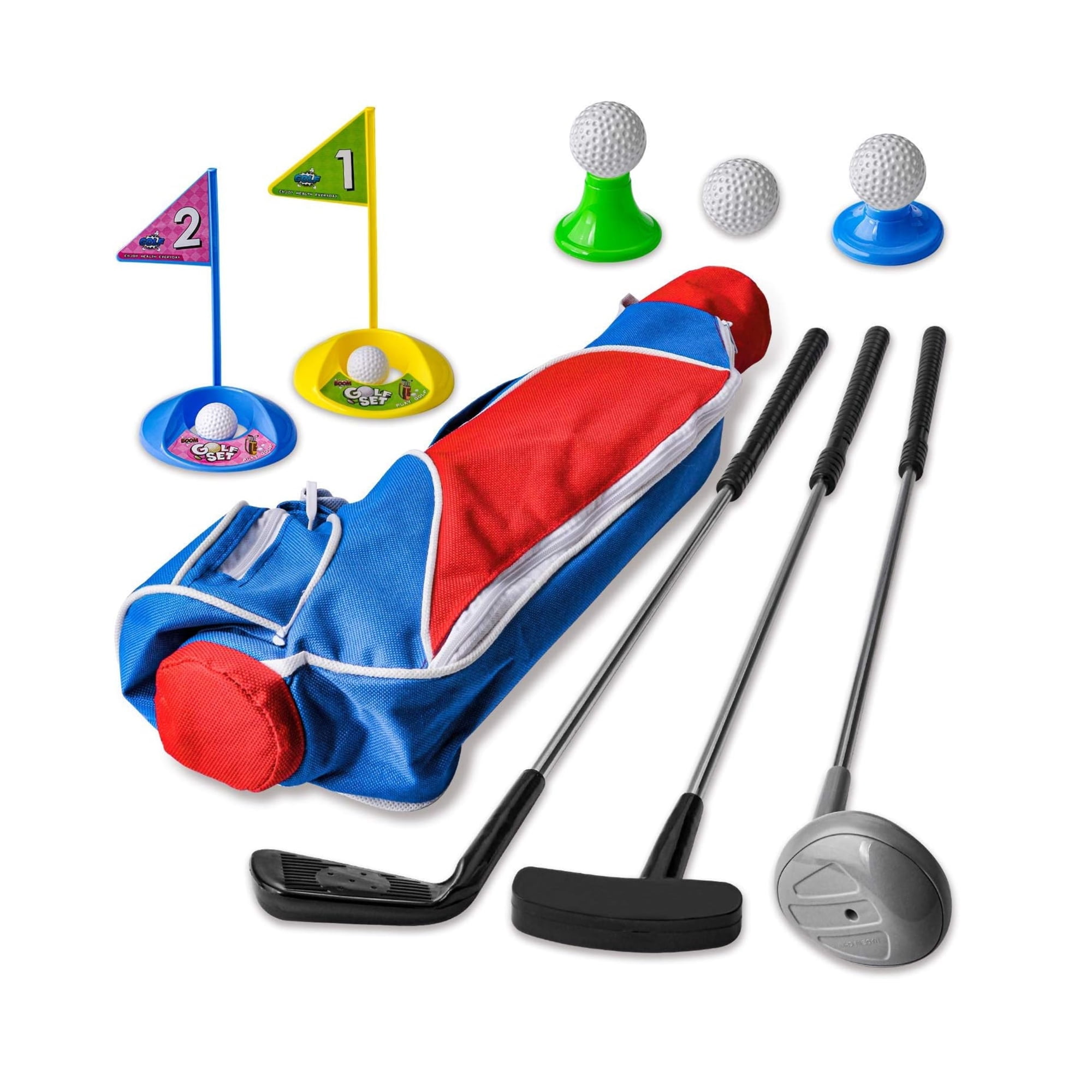 Zummy Toddler Mini Golf Club Set with Colorful Accessories