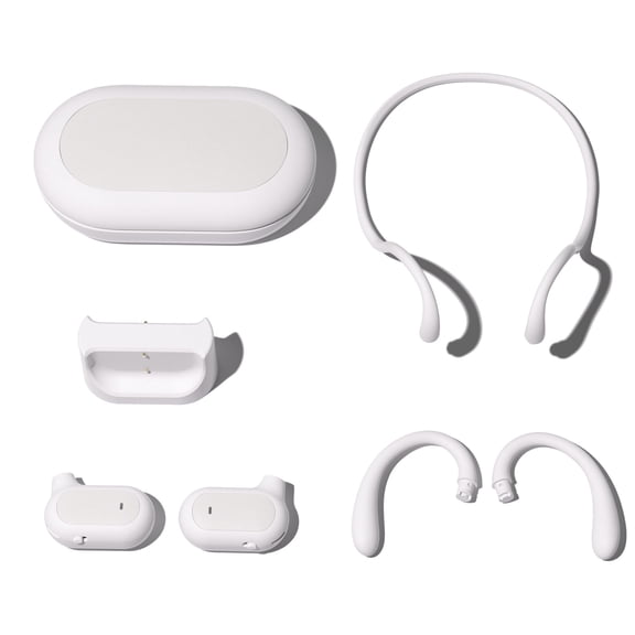 Zummy Wireless Earbuds with Interchangeable Neckband and Earhook