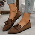 thumbnail image 1 of ZunFeo Ballet Flats for Women Soft Knit Slip on Shoes Fashion Pointy Toe Loafers for Daily Office, 1 of 9