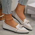 thumbnail image 1 of ZunFeo Ballet Flats for Women Soft Knit Slip on Shoes Fashion Pointy Toe Loafers for Daily Office, 1 of 9