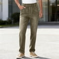 thumbnail image 1 of ZunFeo Womens Ponte Knit Pants High Waisted Straight Leg Pull On Army Green Ankle Length Stretch,Size M, 1 of 6