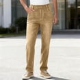 thumbnail image 1 of ZunFeo Womens Ponte Knit Pants Yellow High Waisted Straight Leg Pull On Stretch Ankle Length Casual Pants,Size M, 1 of 6