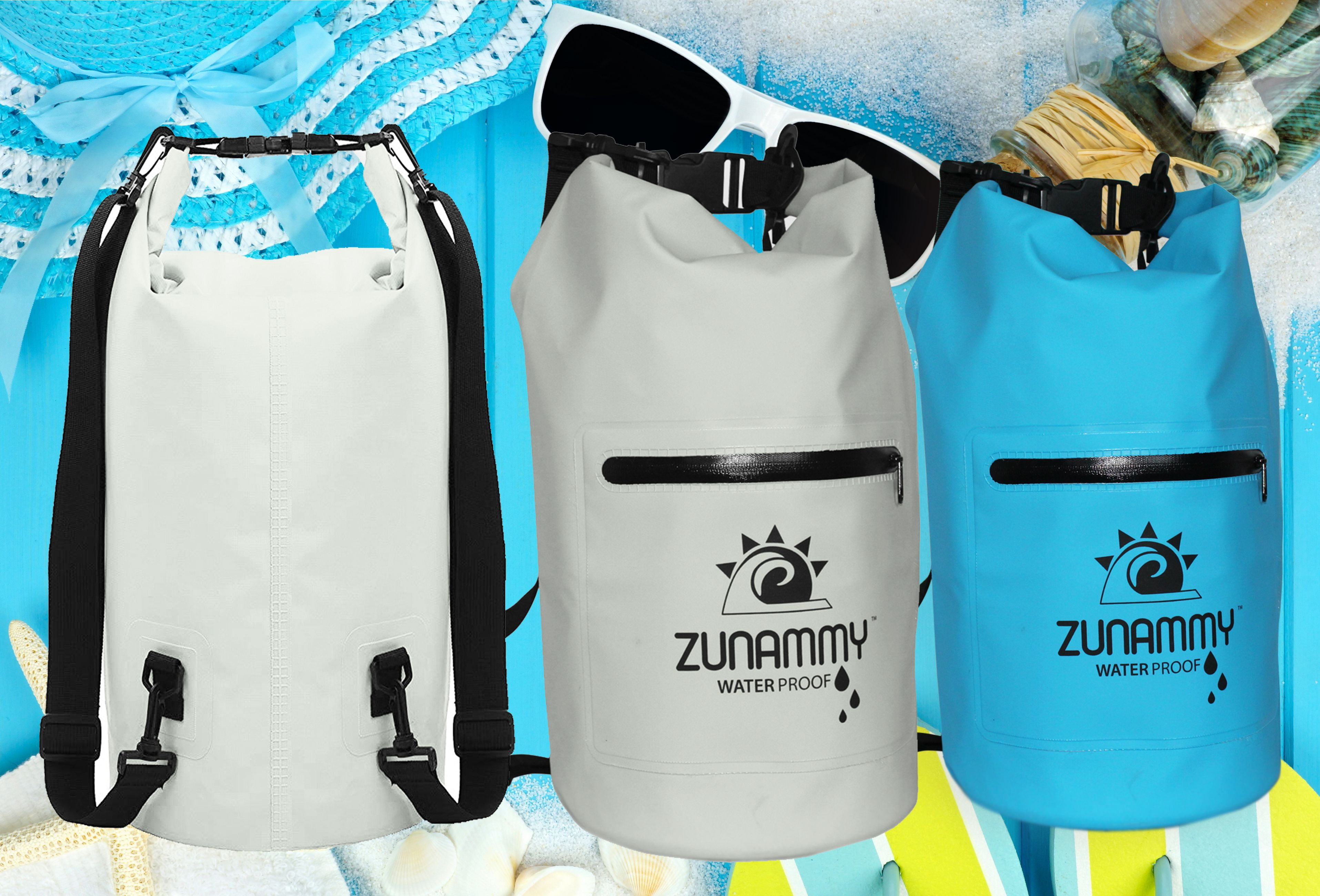 Zunammy 10 LT Waterproof Dry Bag with Outer Pocket