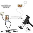 thumbnail image 1 of Zunammy ZTLAMP3000BK 3.5 in. LED Personal Live Stream Ring Light Kit with Table Clamp & Phone Holder, Black, 1 of 5