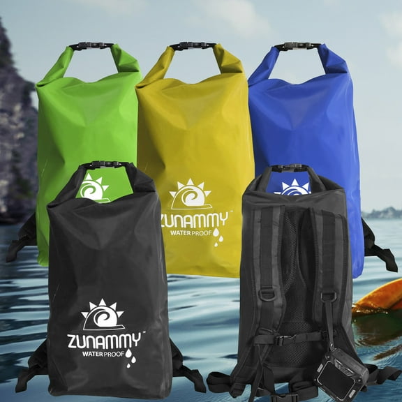 Zunammy 30L Waterproof Dry Bag With Huge Capacity - Navy Blue