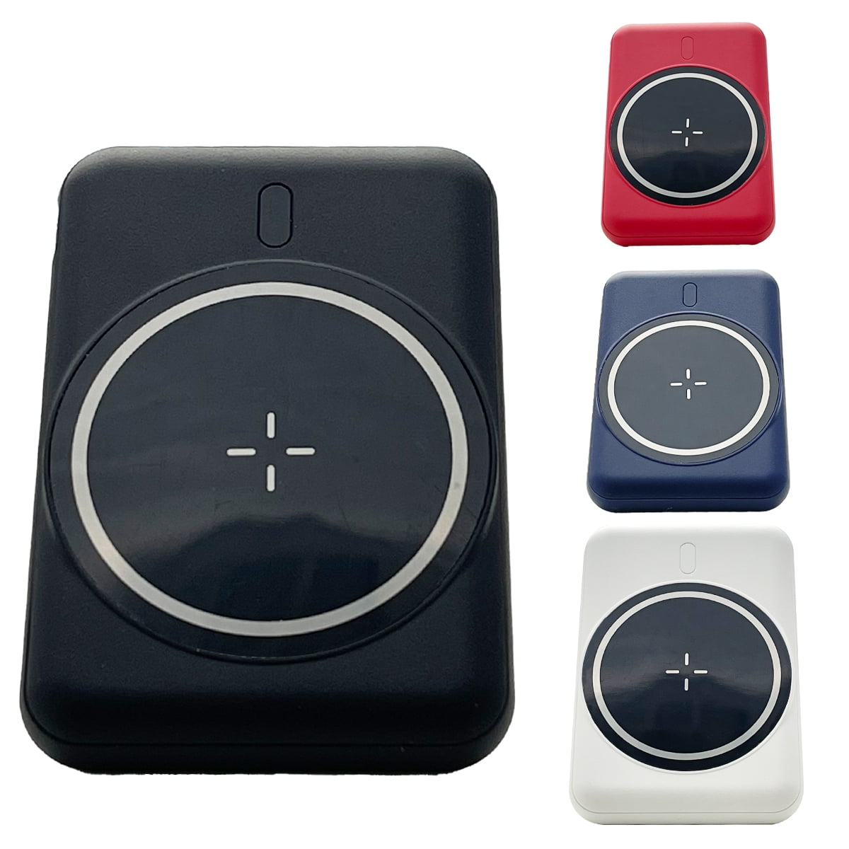 Zunammy 5000mAh Qi Wireless Power Bank Portable Charger W/ Silicone Suction Cup - Black