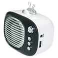 thumbnail image 1 of Zunammy 80s Radio Style Retro Vintage Mini Bluetooth Speaker | Small and Easy to Carry - White, 1 of 4