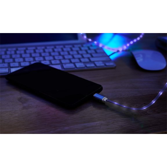 Zunammy Light Flow Charging Cable for iPhone, Multiple Colors Available