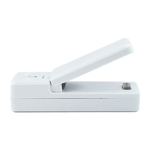 Zunammy Portable Mini Heat Sealer Sealing Machine Impulse Handheld Food Bag - White