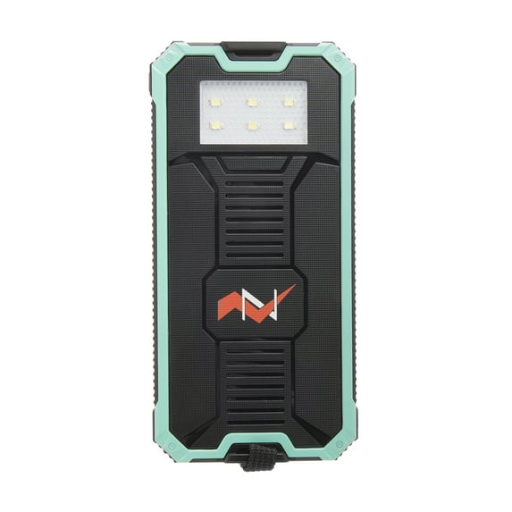 Zunammy ZBank 12000mAh Solar Power Bank Battery Charger with Flashlight 