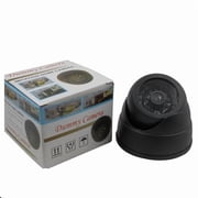 Zunammy ZTCM4000 Dummy Camera Fake Security CCTV Dome Camera with Flashing Red LED Light - 2 Piece