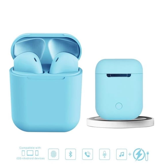 Zunammy ZTH024BL Portable Wireless Wearable Neckband BT Around The Neck Speaker, Blue