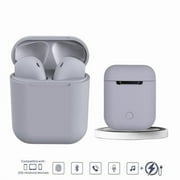 Zunammy ZTH024GY Wireless Over Ear Bluetooth Headphones & LED Touch Watch Set, Grey