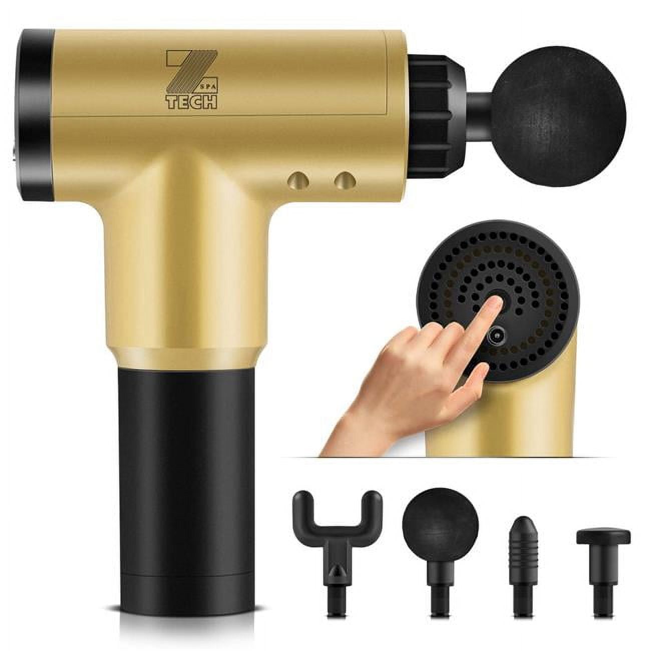 Zunammy ZTM3000SL Mini High-Intensity Massage Gun & Percussion Muscle Massager for Pain Relief with 4 Interchangeable Message Heads & 6 Speed Levels, Silver - Walmart.com Zunammy ZTM3000SL Mini High-Intensity Massage Gun & Percussion Muscle Massager for Pain Relief with 4 Interchangeable Message Heads & 6 Speed Levels, Silver - Walmart.com