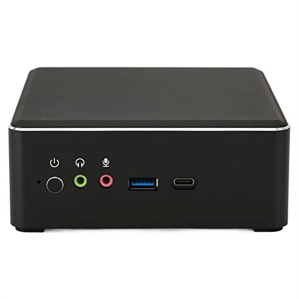 Zunate Mini PC, Mini Computer with Quad Core Radeon Vega 8 Graphics
