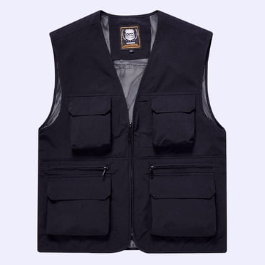 Multi-pocket Vest Men's Quick-Dry Mesh Fishing Vest - Multi-Pocket Outdoor Cargo Vest For Hunting & Photography Quick-dry Cargo Vest