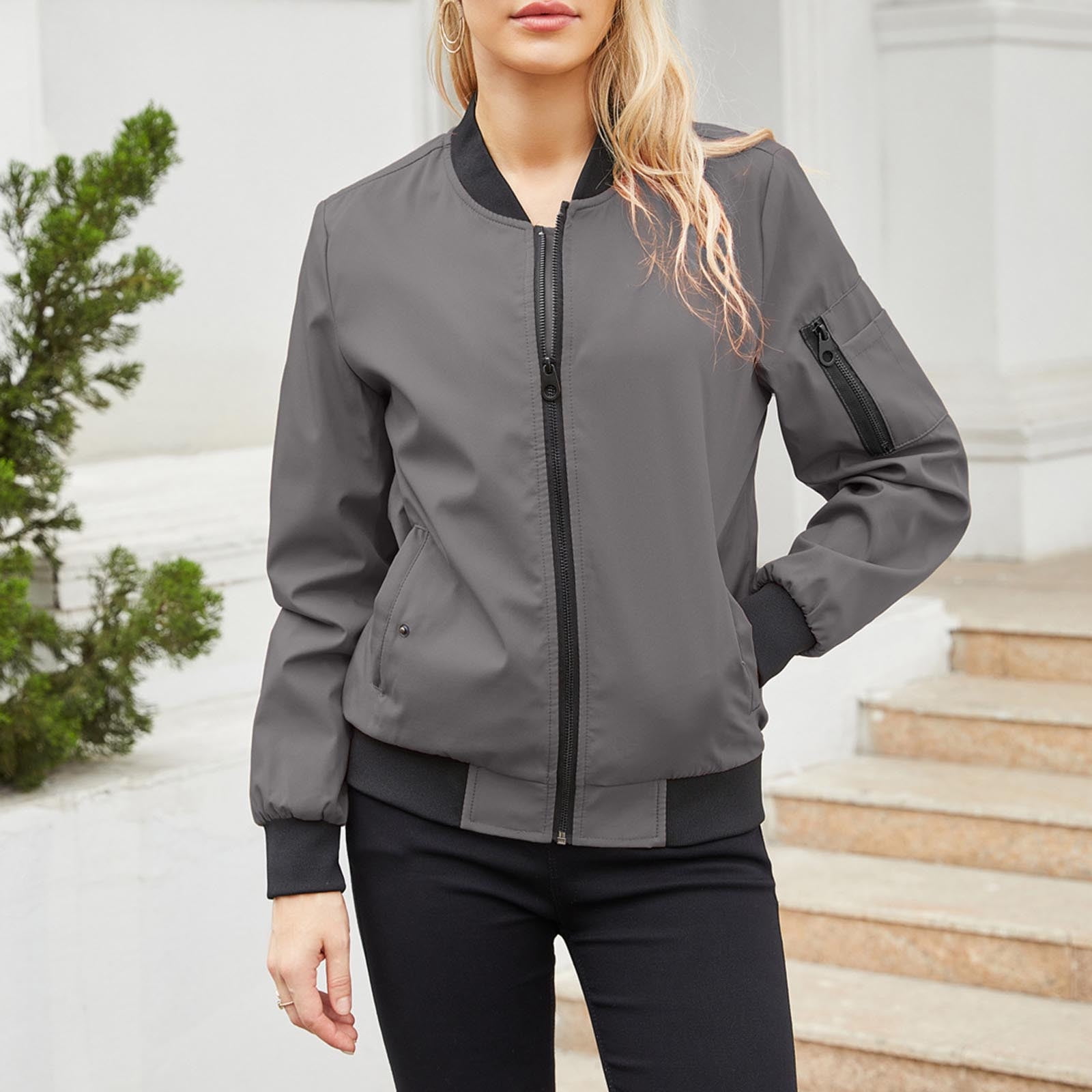 Zunfeo Spring Jacket for Women 2024 Fashion Lightweight Zunfeo Spring Jacket for Women 2024 Fashion Lightweight