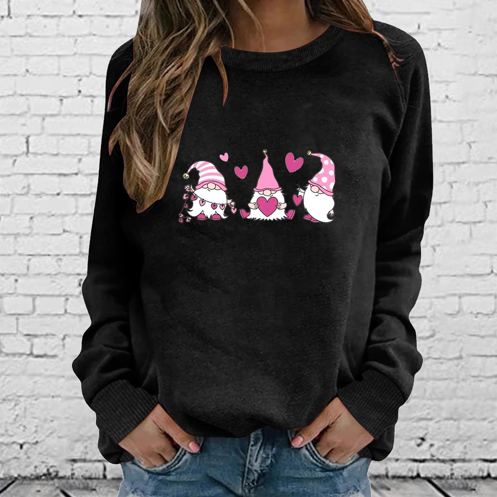 Zunfeo Women's Cute Sweatshirts Funny Graphic Pullover Sweatshirts