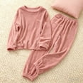 thumbnail image 1 of Zunfeo Womens Fleece Pajamas Warm Plush Fleece Fall Sleepwear Thermal PJS Sets Soft Home 2 Piece Loungewear Pink L, 1 of 5