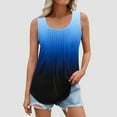 thumbnail image 1 of Zunfeo Womens Summer Tank Tops Trendy Casual Camisole Tops Smocked Sleeveless Flowy Shirts New Arrivals- Blue 4, 1 of 5