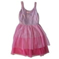 thumbnail image 1 of Zunie Girl Occasion Knee Length Lined Layered Sleeveless Dress (Pink Tiered, L (10/12)), 1 of 2
