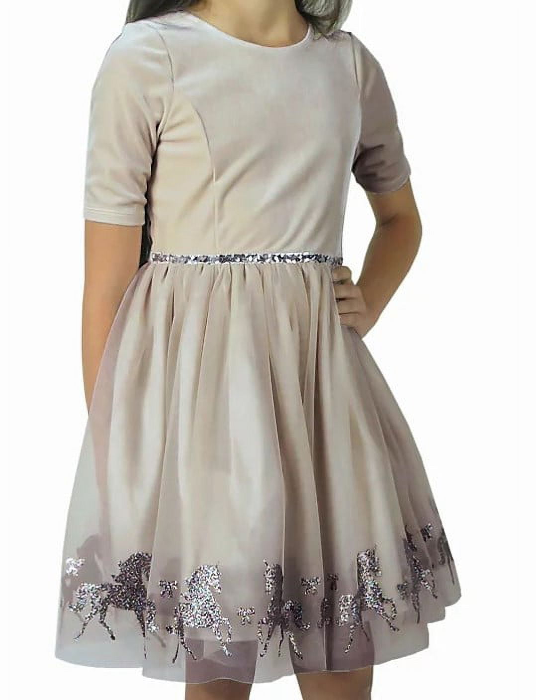 Zunie glitter unicorn dress discount