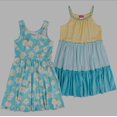 thumbnail image 1 of Zunie Girls 2 Pack Knit Dress (Yellow/Turq, XS (4/5)), 1 of 2
