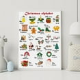 thumbnail image 1 of Zuno Christmas Alphabet Poster For Classroom Or As Kids Room Dã©Cor, Christmas Abc Poster, Christmas Wall Art, Montessori Alphabet- Wall Art Print, 12x18 UNFRAMED, 1 of 3