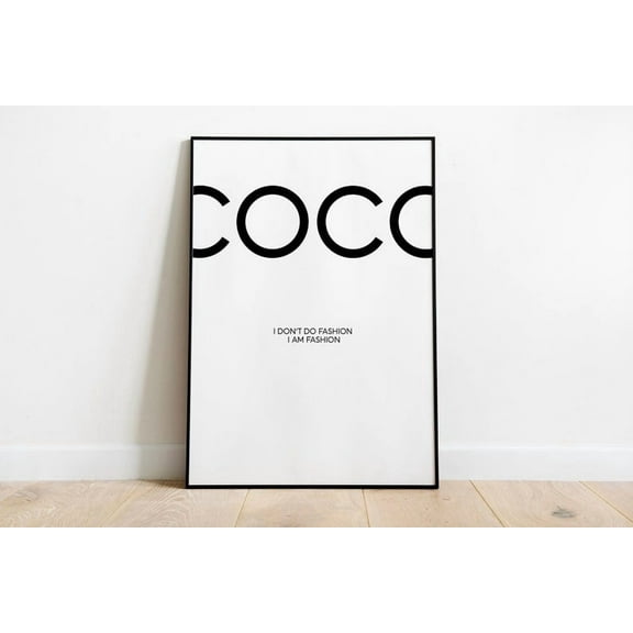 Zuno Coco Print Gift For Him Coco Text Poster Decor Coco Printable Wall Art Coco Quote Art Prints , 8x12 UNFRAMED