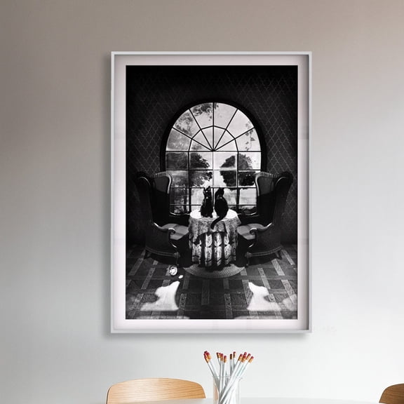 Zuno Gothic Room Skull Poster Unique Decor For Any Space- Wall Art Print, 8x12 UNFRAMED