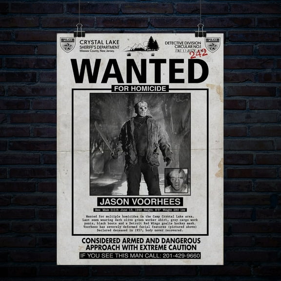 Zuno Jason Wanted Poster - Wall Art Print, 8x12 UNFRAMED