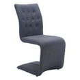 thumbnail image 1 of Zuo 100285 Hyper Dining Chair, Dark Gray, 1 of 7