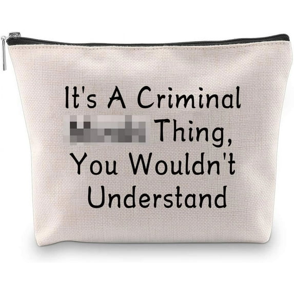 Zuo Bao Criminal Inspired Gift Cosmetic Bag It's A Criminal Thing Criminal Fans Gift