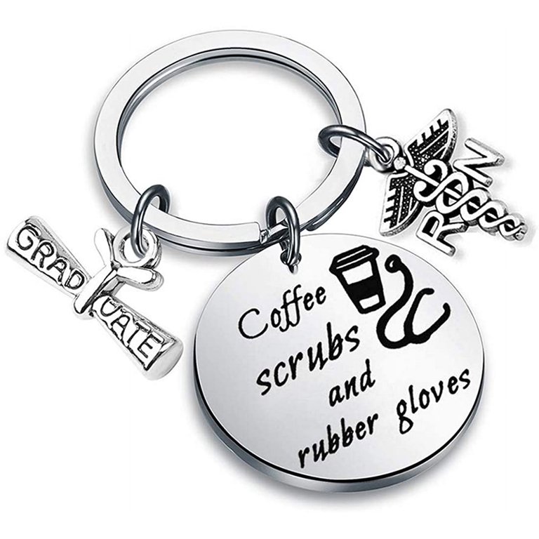 Coffee Keychain Set | 3 in 1 Gift Bundle |  Black