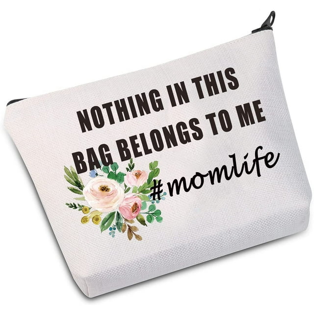 Zuo Bao New Mom Gift Nothing In This Bag Belongs To Me Family Bag Mom Life Gift Mothers Day Gift (Family Bag White Bag)