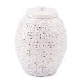 thumbnail image 1 of Zuo Floral Covered Jar in White, 1 of 2