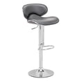 thumbnail image 1 of Zuo Fly 24.8"-32.7" Bar Stool in Gray, 1 of 4